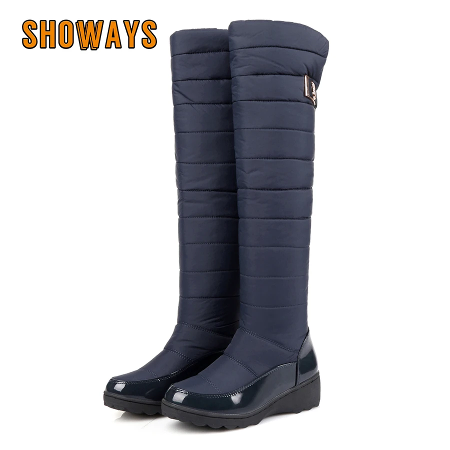 Women'S Fashion Rain Boots - Botas altas hasta el muslo para