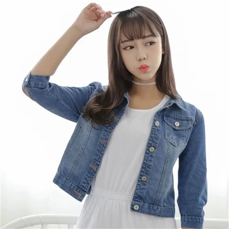 Women'S Fashion Denim Jacket - Chaqueta vaquera para mujer, chaqueta vaquera