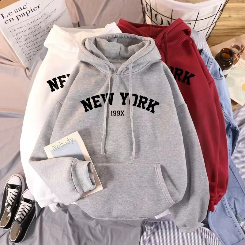 Women'S Fashion York - Sudadera con capucha estilo europeo y