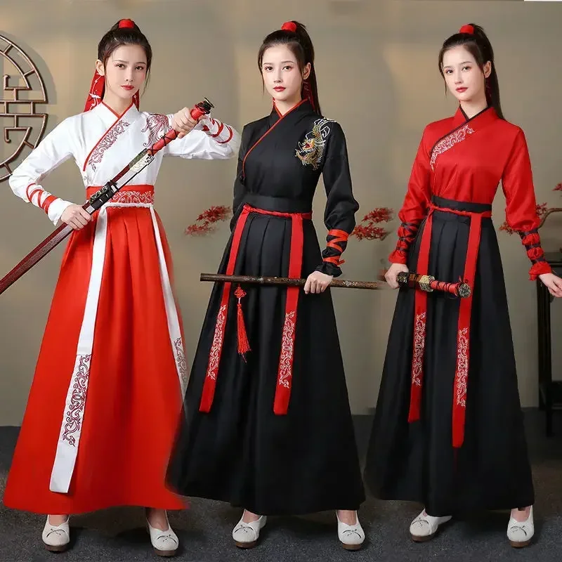 Women'S Fashion Leggings - Conjunto de 2 Piezas de Hanfu