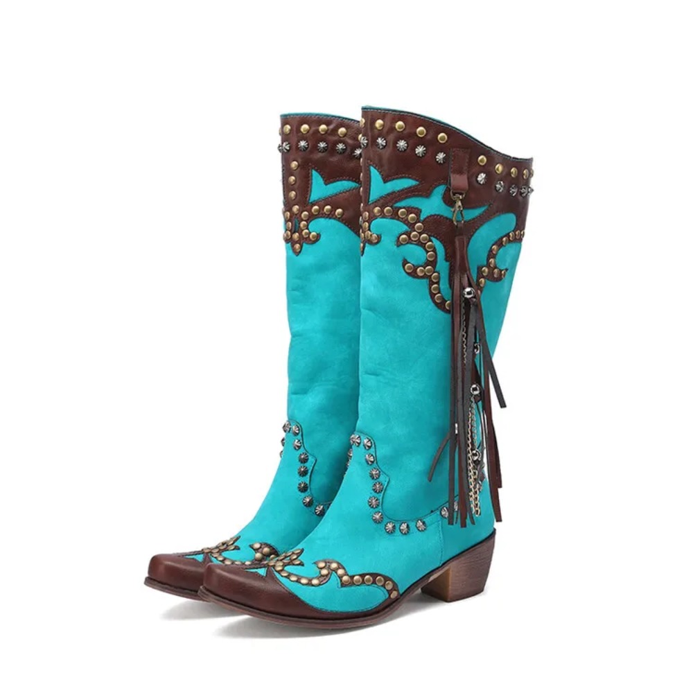 Sale Fashion Women - Botas hasta la rodilla para mujer,