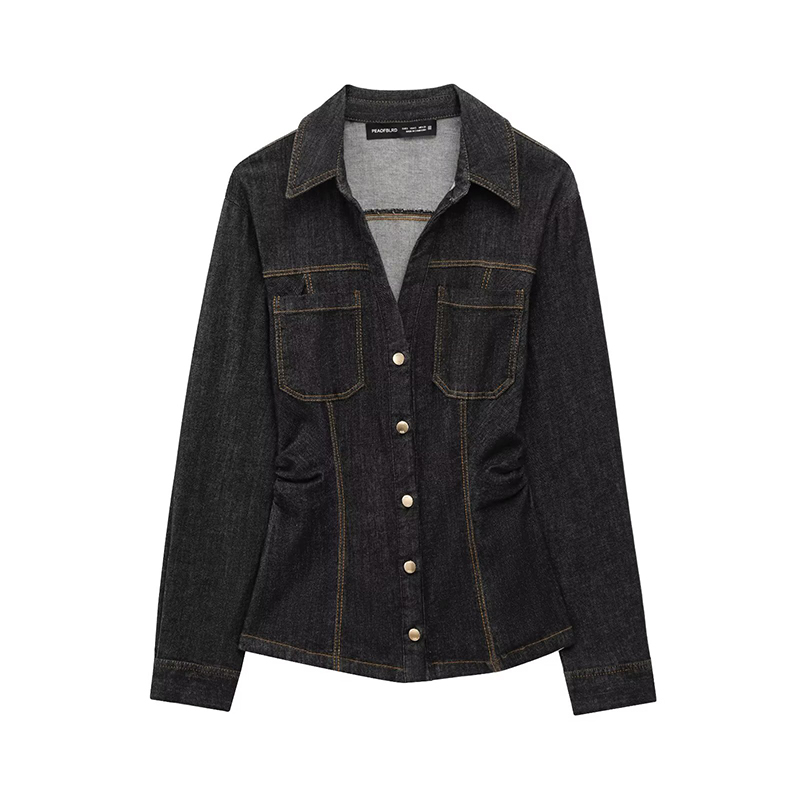 Women'S Fashion Denim Jacket - Willshela, moda para mujer con bolsillos,