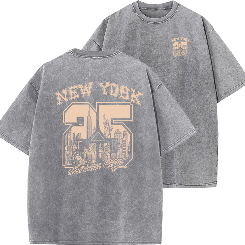 Women'S Fashion York - Camisetas con estampado divertido de Nueva