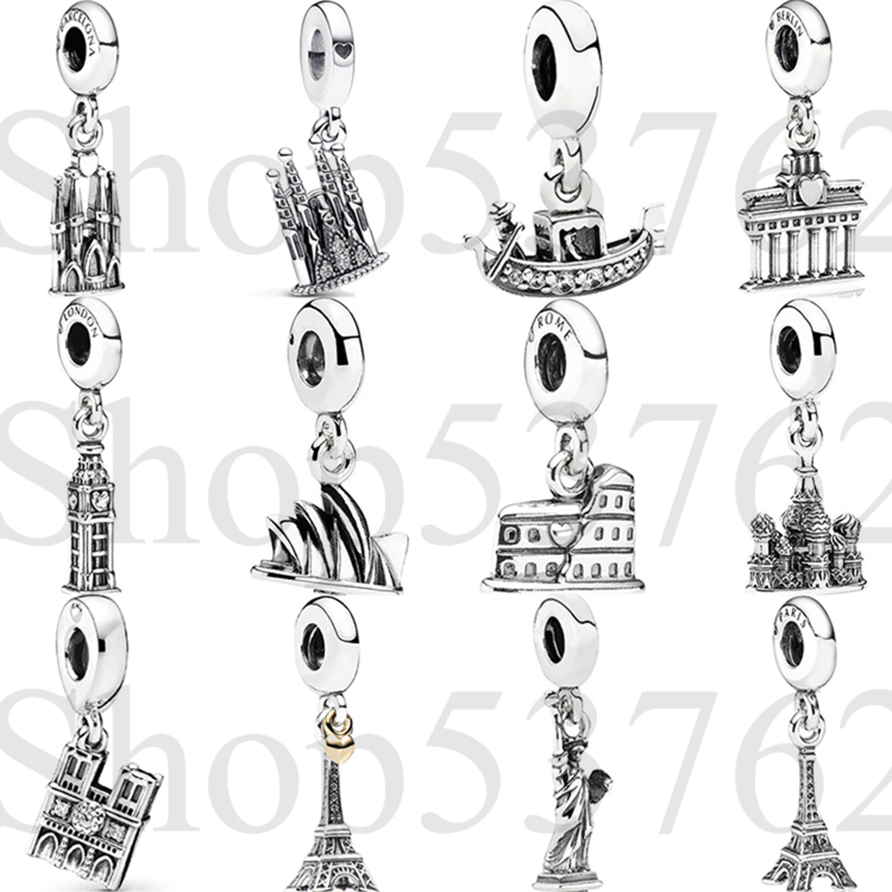 Women'S Fashion York - Abalorio Colgante de Plata de Ley