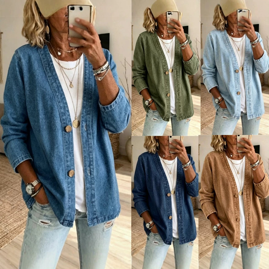Chaquetas de Mezclilla para Mu - Women'S Fashion Denim Jacket reseña y precio