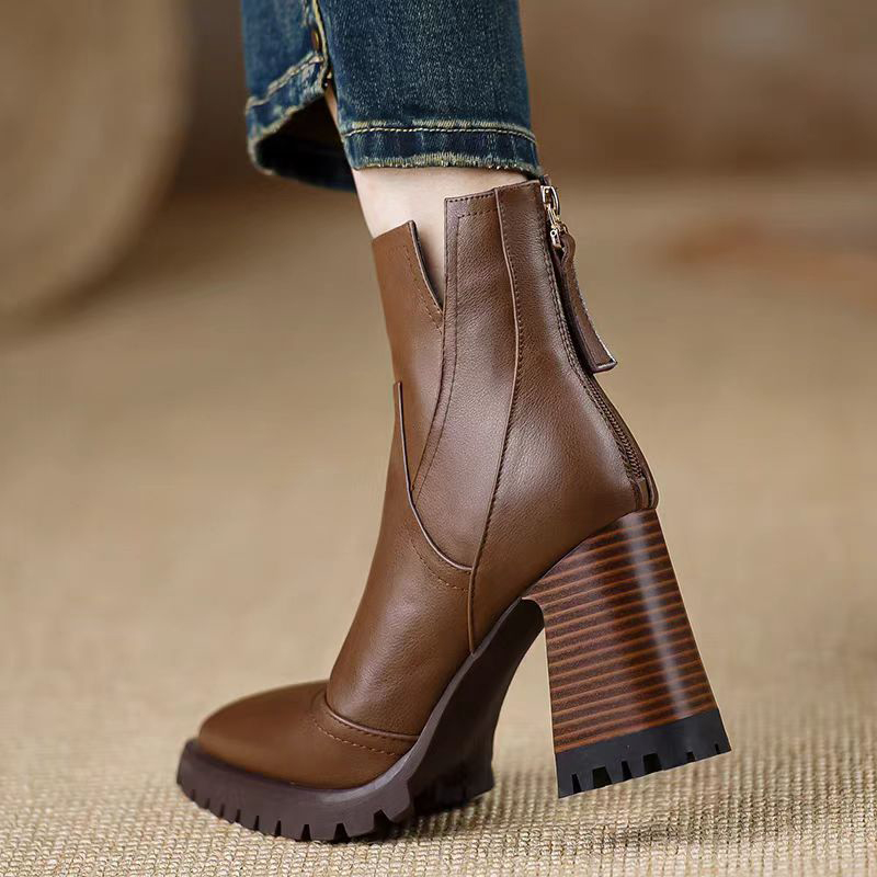Oulylan, zapatos gruesos de ta - Women'S Fashion Boots reseña y precio