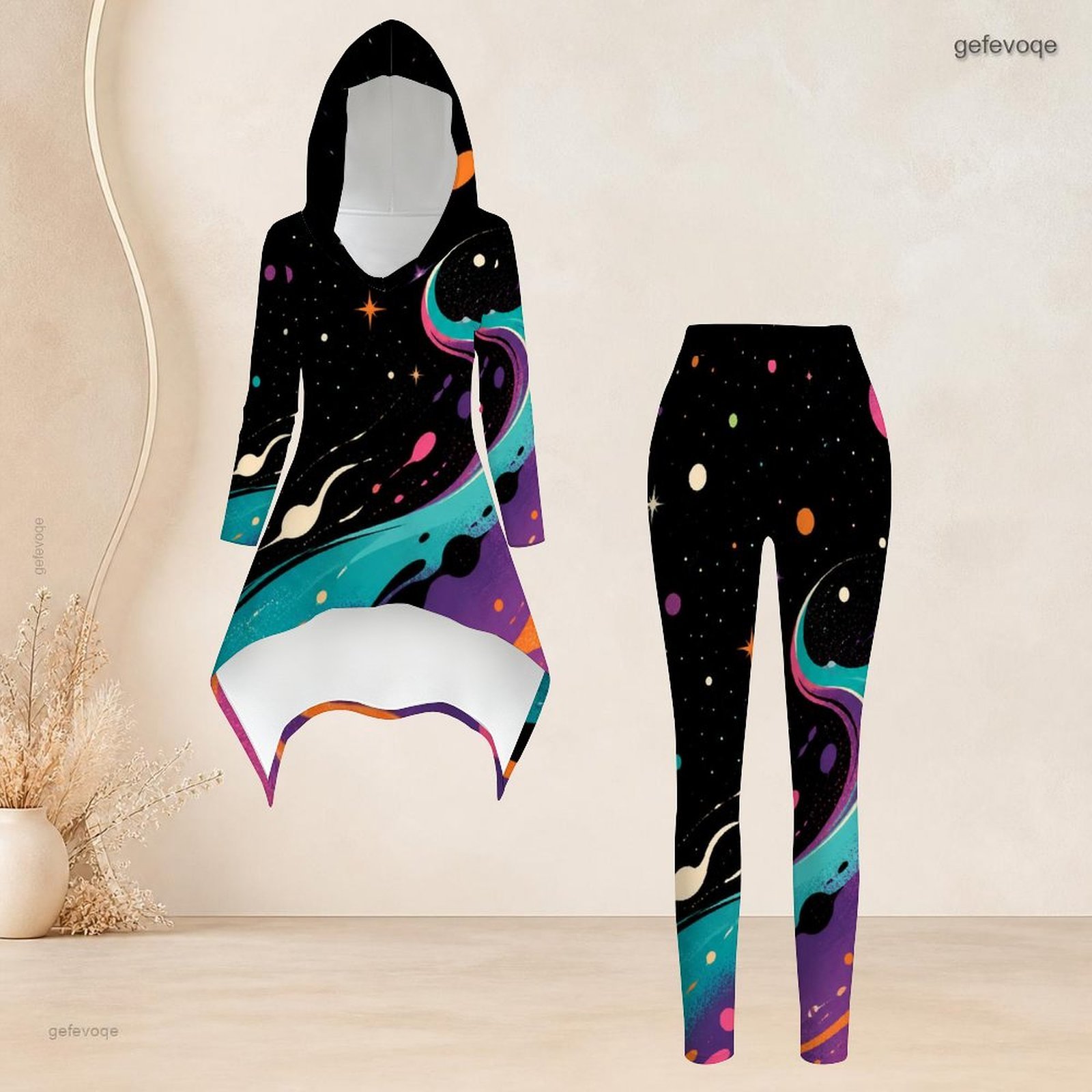 Conjunto Casual de 2 Piezas pa - Women'S Fashion Leggings reseña y precio