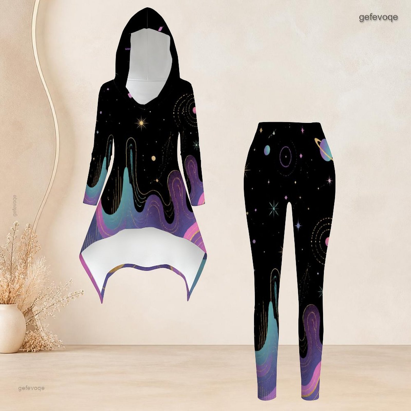 Conjunto Casual de 2 Piezas pa - Women'S Fashion Leggings reseña y precio