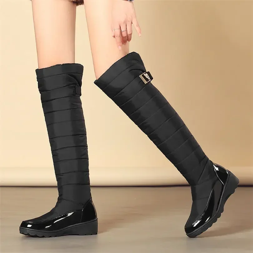 Botas altas hasta el muslo par - Women'S Fashion Rain Boots reseña y precio