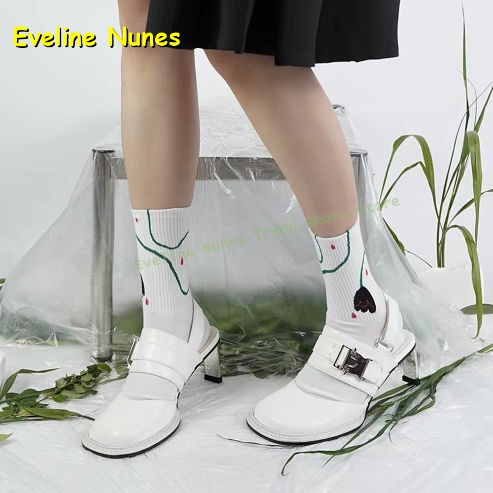 Sandalias de tacón grueso con  - Women'S Fashion Boots reseña y precio