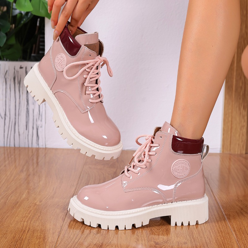 Botas modernas de suela gruesa - Sale Fashion Women reseña y precio