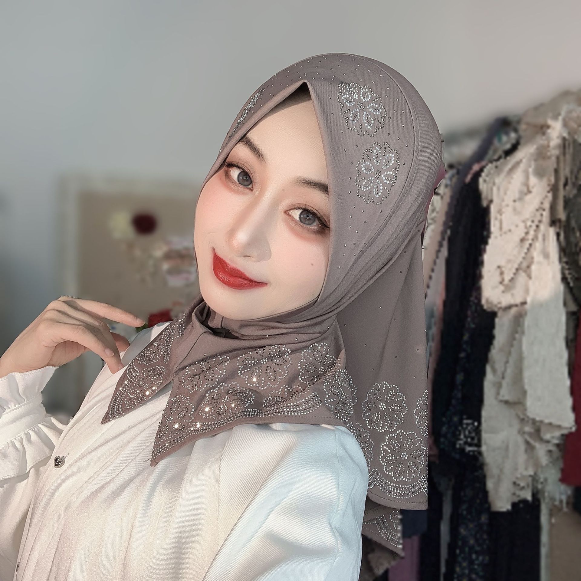 Hiyab musulmán listo para usar - Women Fashion Wear reseña y precio