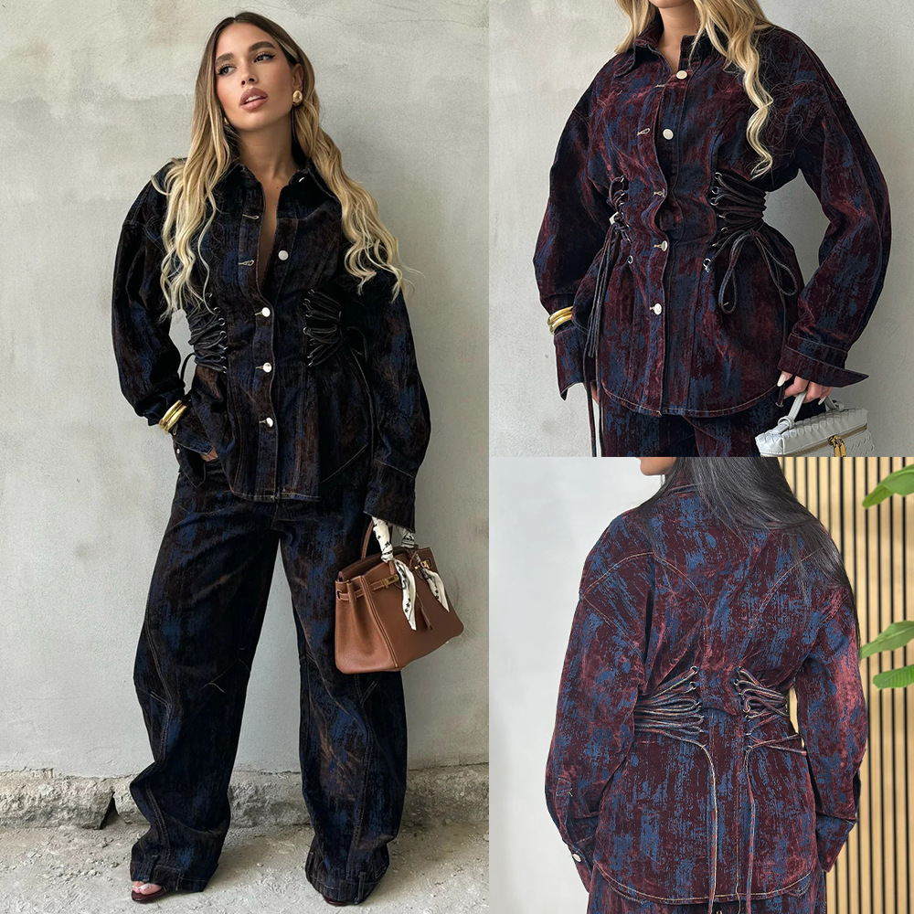 Conjunto de Mezclilla de 2 Pie - Women'S Fashion Denim Jacket reseña y precio