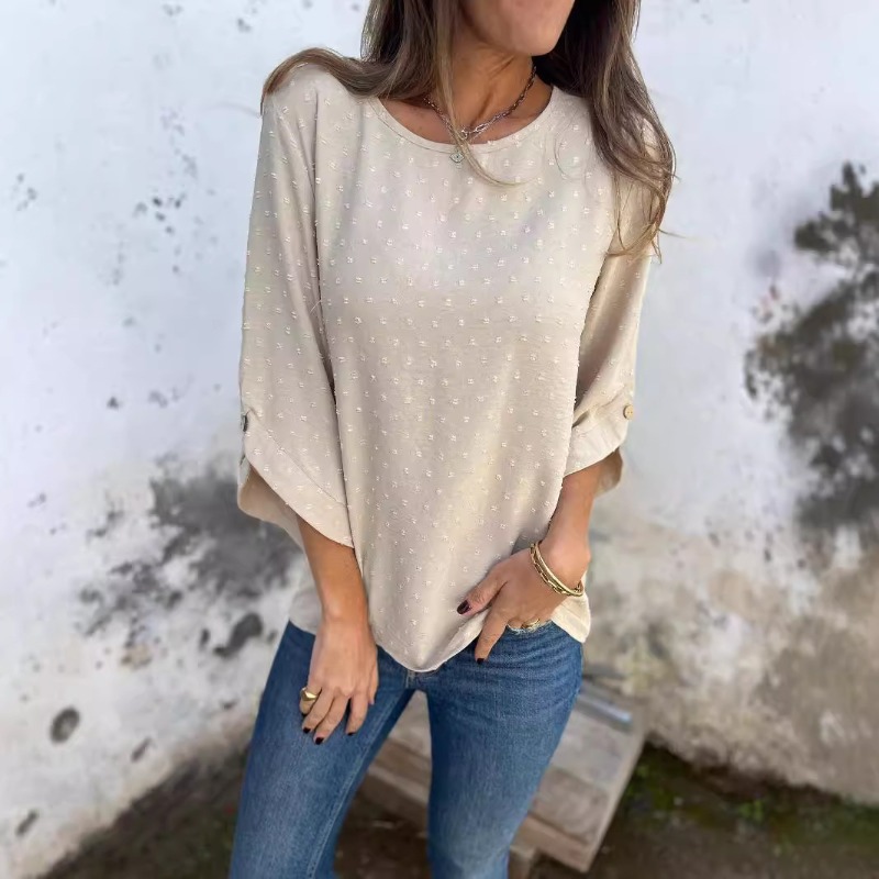 Blusa de Mujer con Puntos Suiz - Women Fashion Wear reseña y precio
