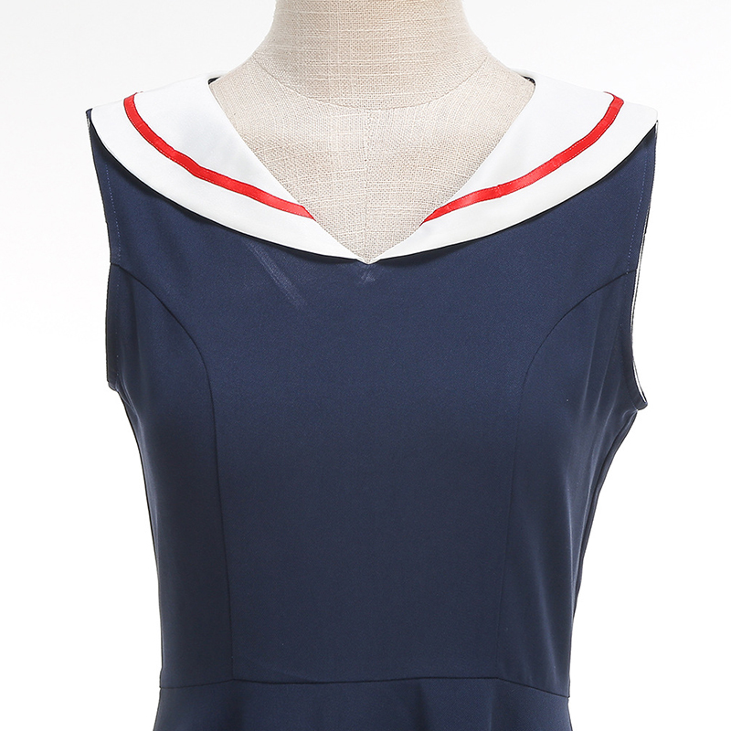 Vestido Retro Estilo Marinero, - Women'S Fashion In The 50S reseña y precio