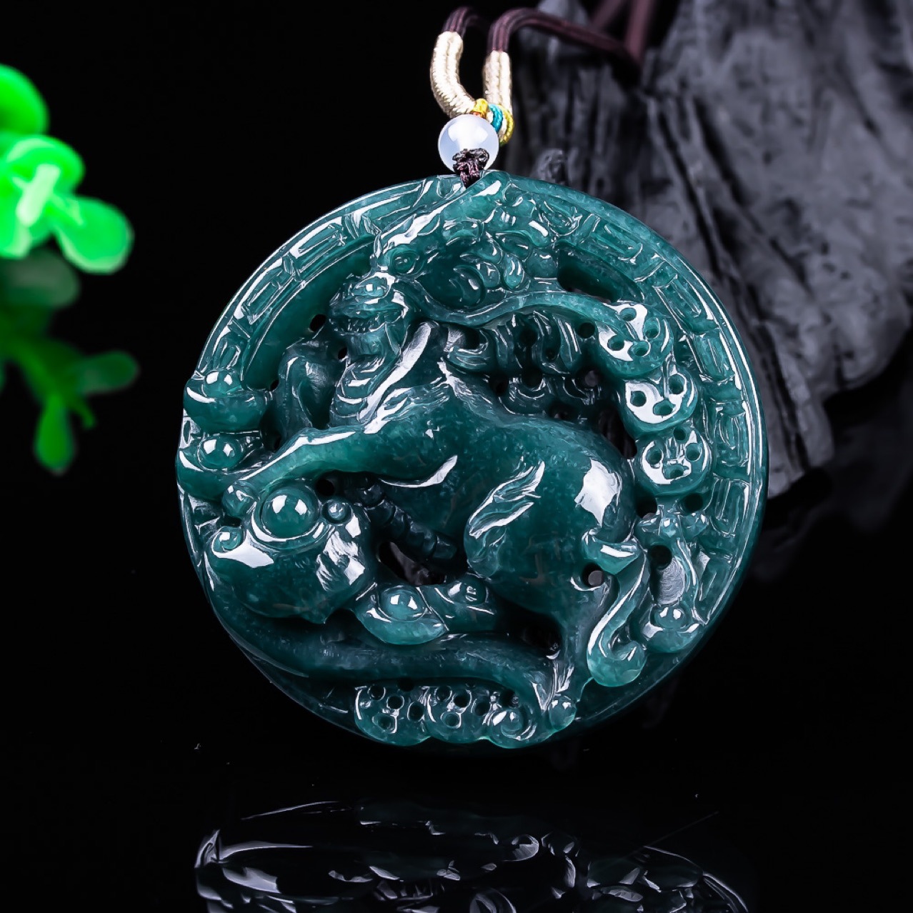 Colgante de Dragón de Jadeíta  - Women Fashion Necklace reseña y precio