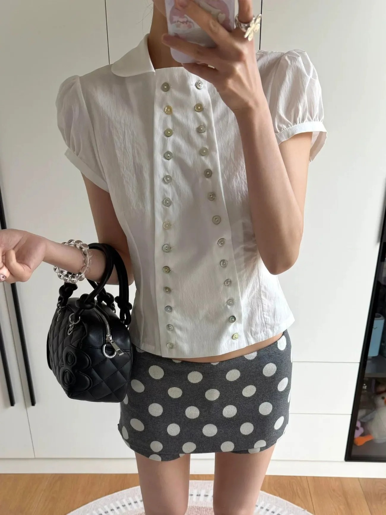 Blusa con Cuello Peter Pan, Es - Women'S Y2K Fashion Aesthetic reseña y precio
