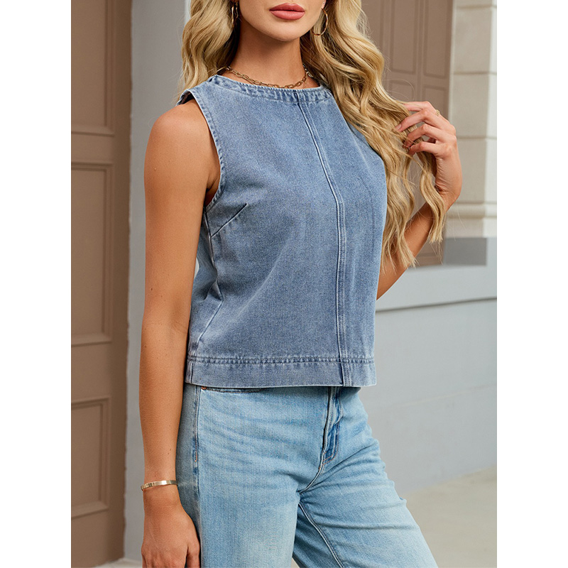 Chaleco Vaquero Casual de Cuel - Women Fashion Vest reseña y precio
