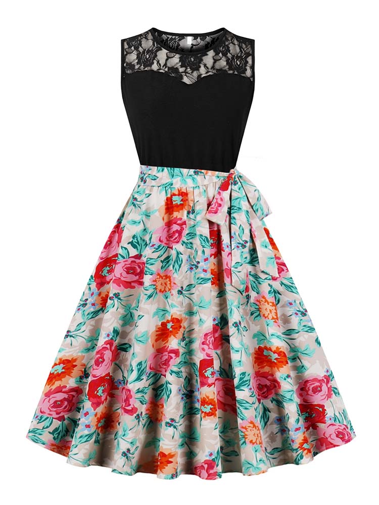 Vestido midi plisado sin manga - Women'S Fashion In The 50S reseña y precio