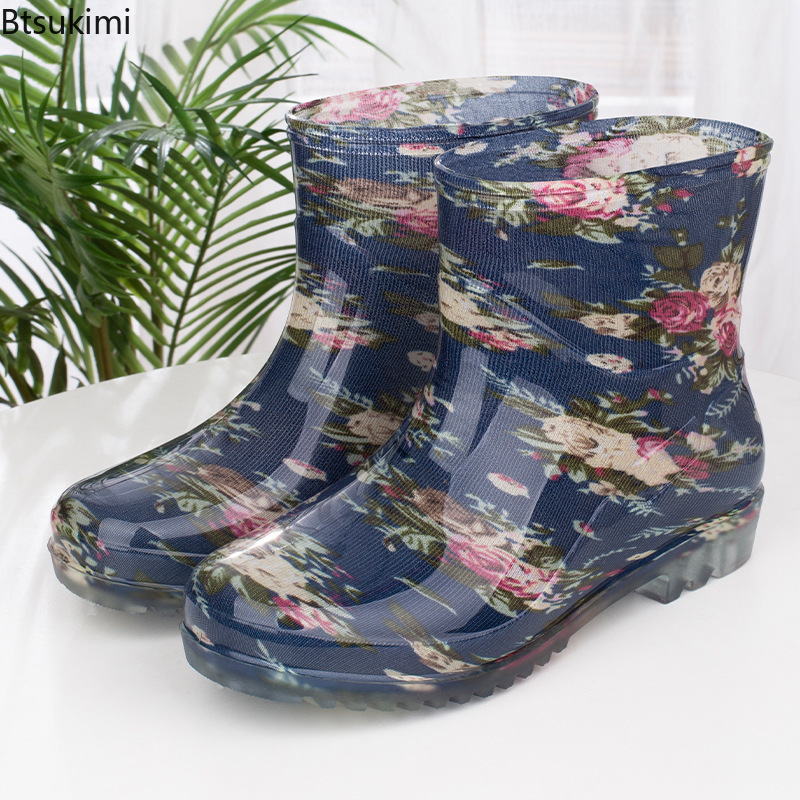 Botas de lluvia impermeables a - Women'S Fashion Rain Boots reseña y precio