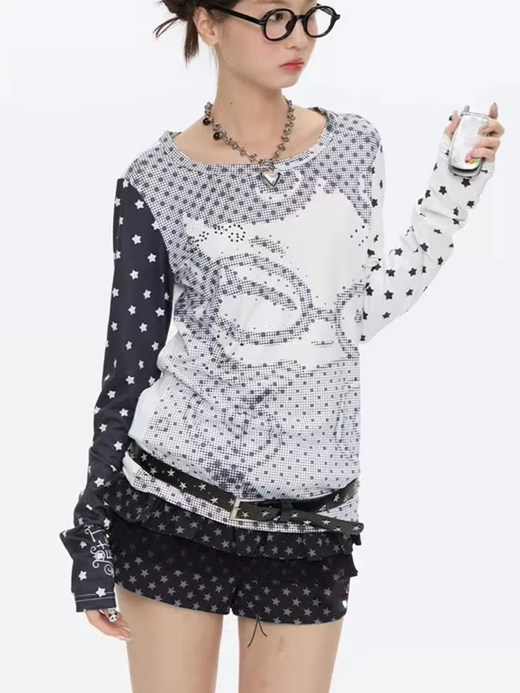 Camisetas de manga larga estil - Women'S Y2K Fashion Aesthetic reseña y precio