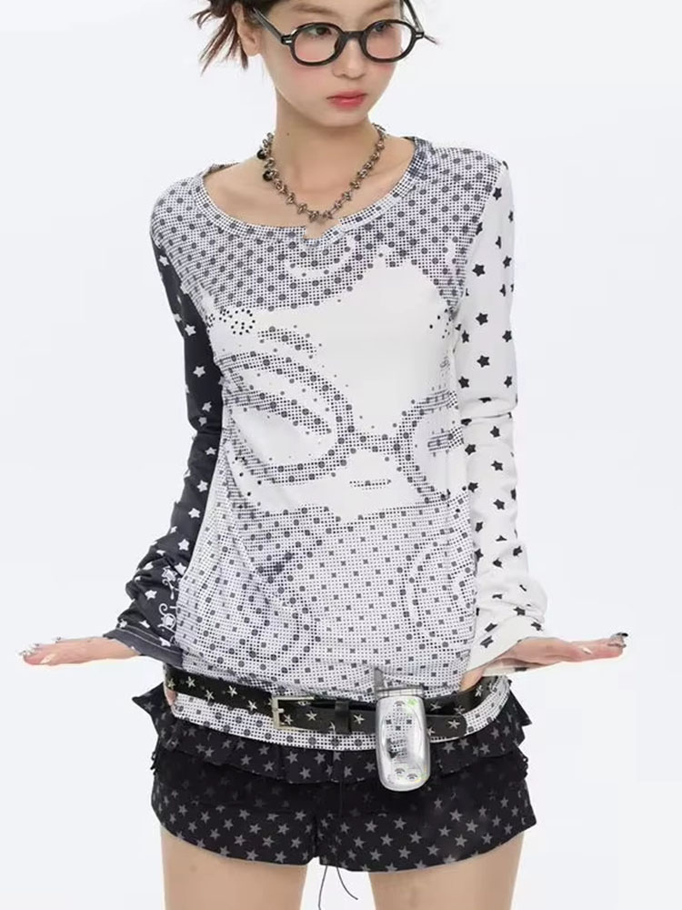 Camisetas de manga larga estil - Women'S Y2K Fashion Aesthetic reseña y precio