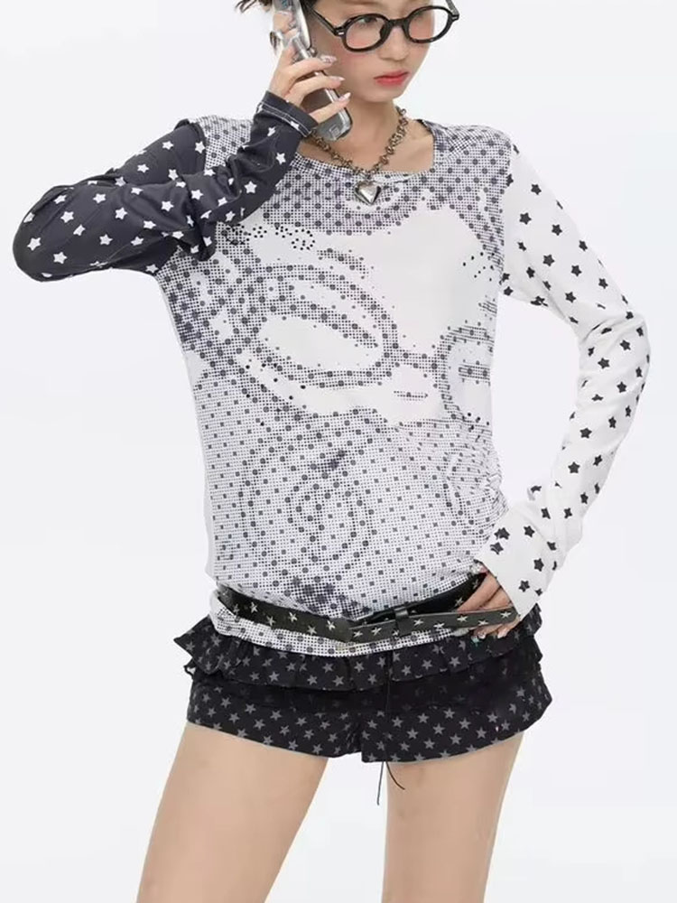 Camisetas de manga larga estil - Women'S Y2K Fashion Aesthetic reseña y precio