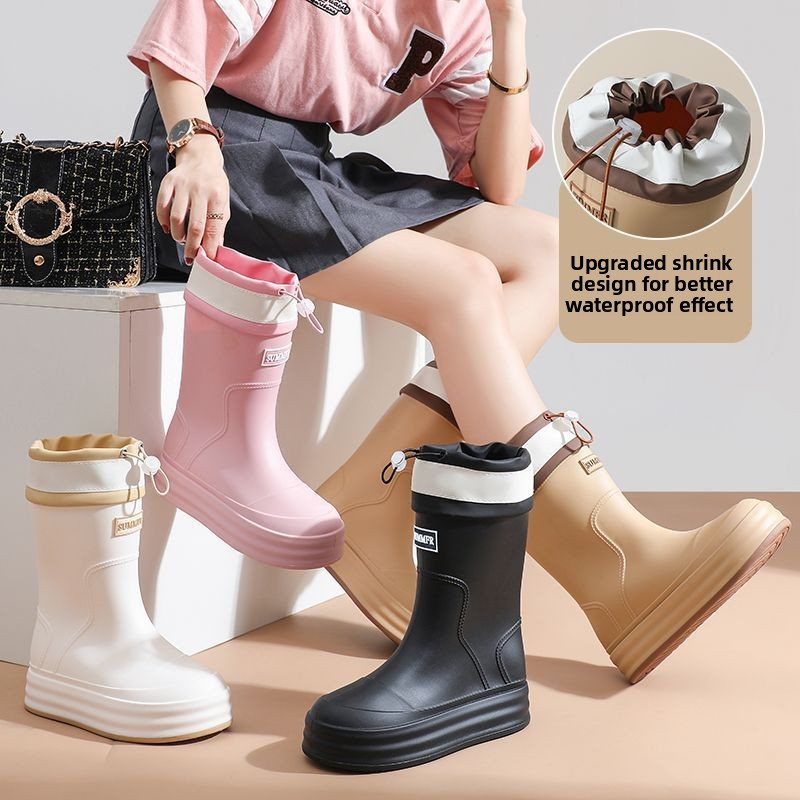 Botas de Lluvia para Mujer 202 - Women'S Fashion Rain Boots reseña y precio