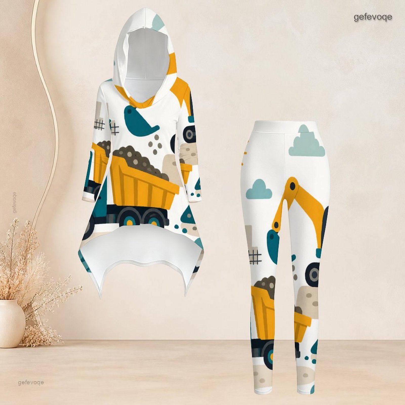 Conjunto Casual de 2 Piezas pa - Women'S Fashion Leggings reseña y precio