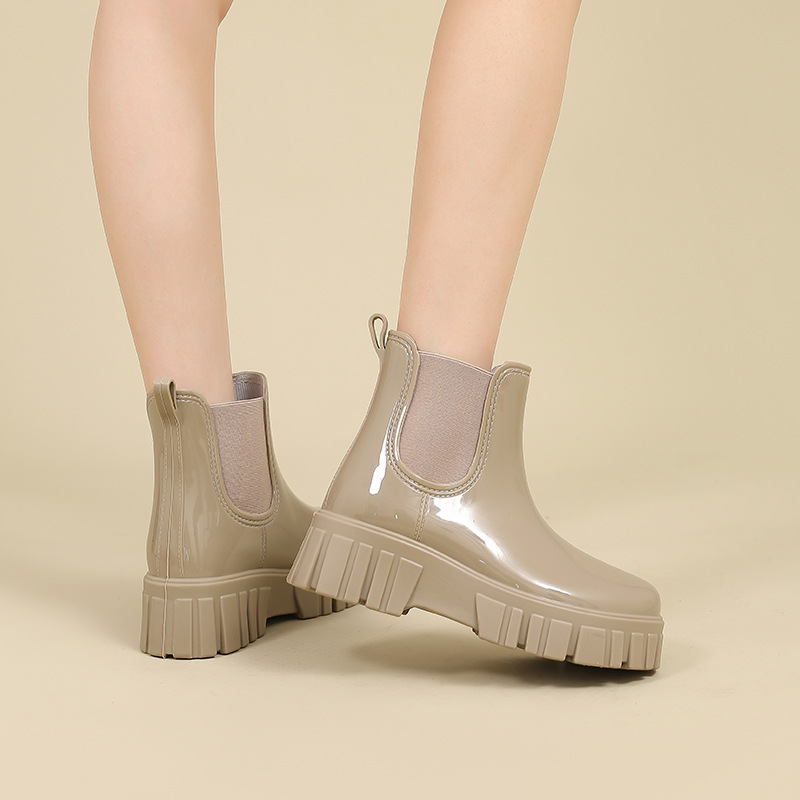Botas de lluvia con plataforma - Women'S Fashion Rain Boots reseña y precio