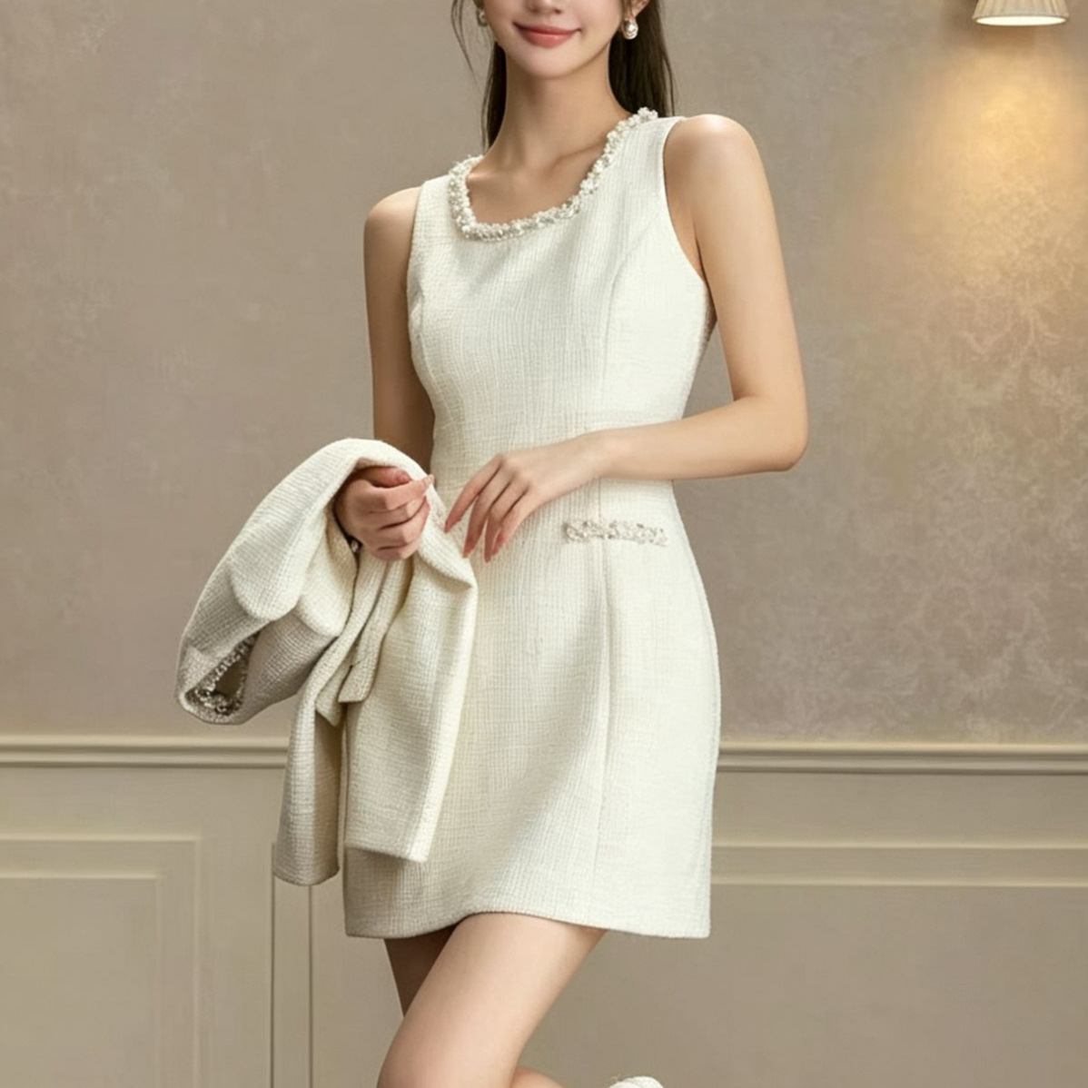 Conjunto de chaqueta de dos pi - Women Fashion Wear reseña y precio