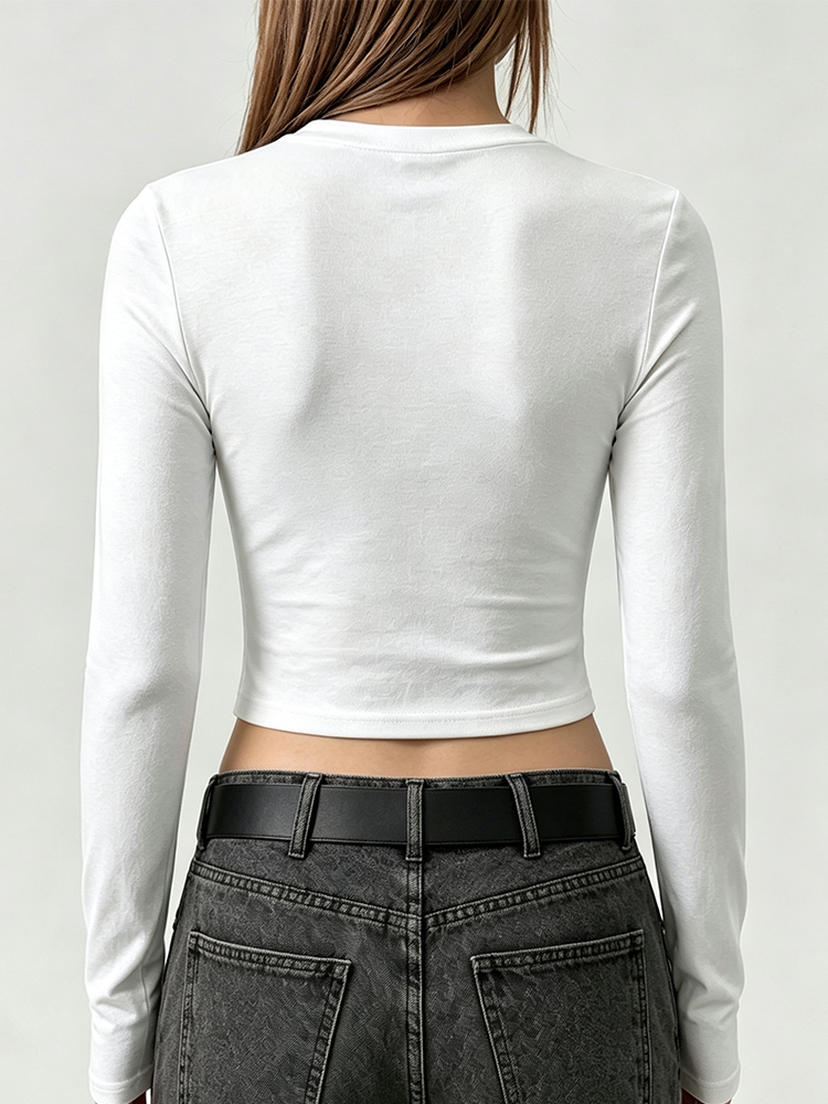 Camiseta de manga larga con es - Women Fashion Wear reseña y precio