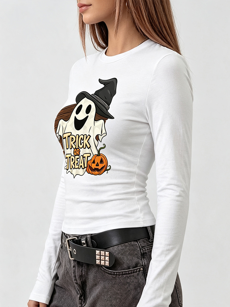 Camiseta de manga larga con es - Women Fashion Wear reseña y precio