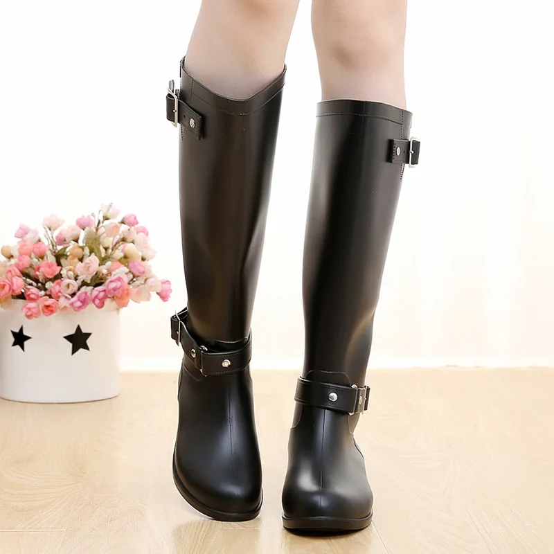 Botas de goma para mujer, impe - Women'S Fashion Rain Boots reseña y precio