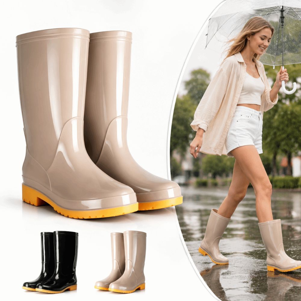 Botas de lluvia largas antides - Women'S Fashion Rain Boots reseña y precio