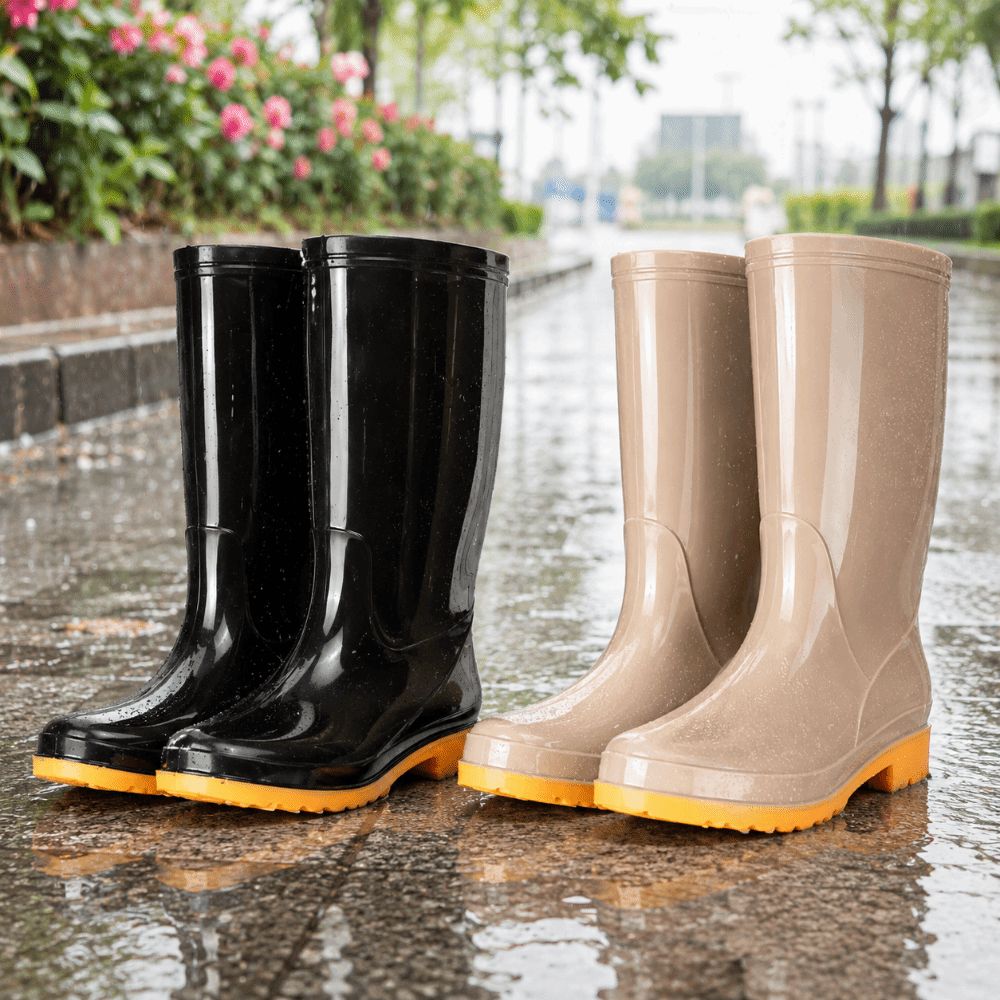 Botas de lluvia largas antides - Women'S Fashion Rain Boots reseña y precio