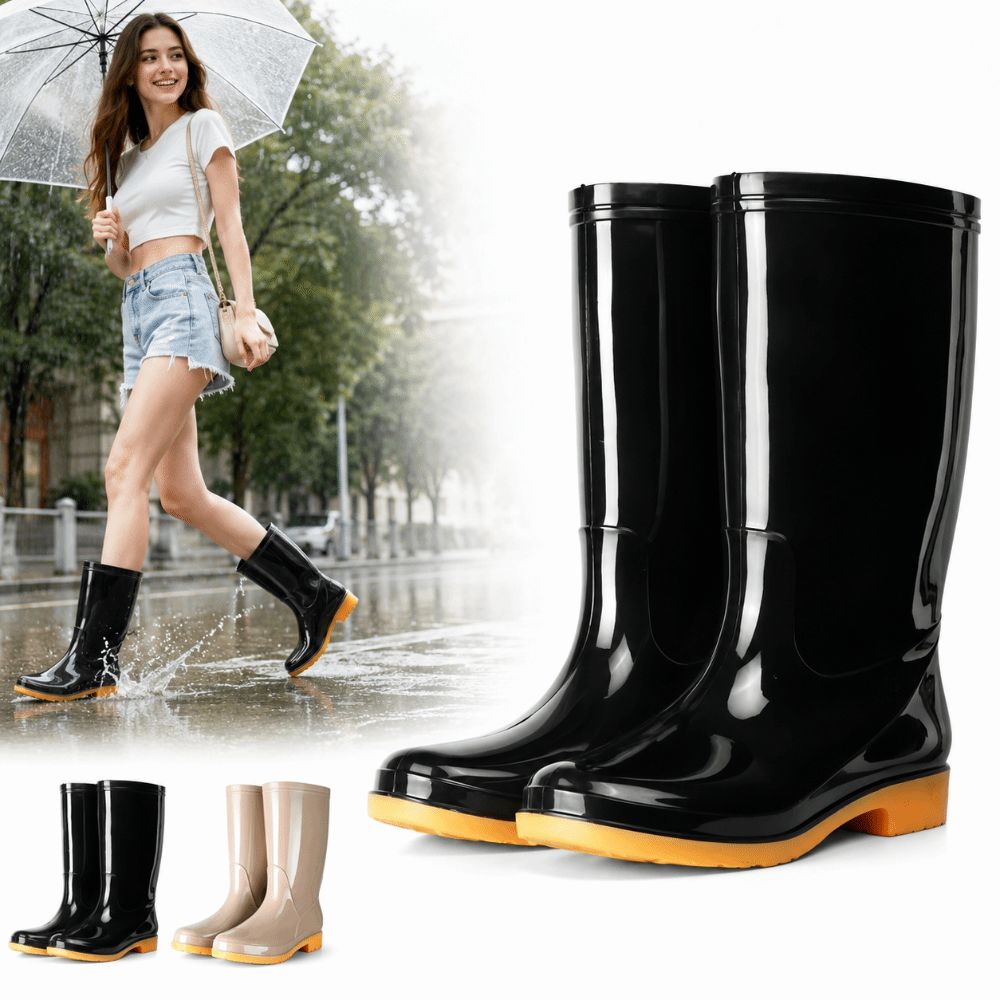 Botas de lluvia largas antides - Women'S Fashion Rain Boots reseña y precio