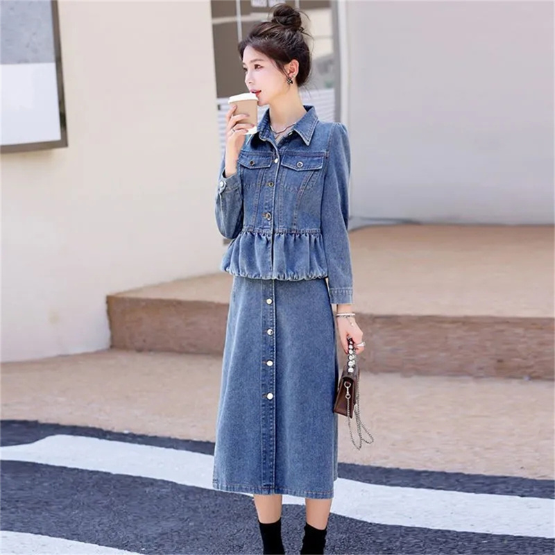 Chaqueta vaquera con estampado - Women'S Fashion Denim Jacket reseña y precio