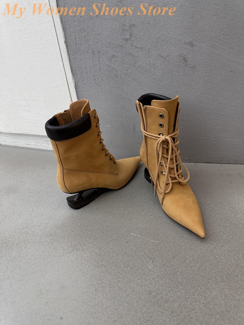 Botines de tacón de estilo ext - Sale Fashion Women reseña y precio