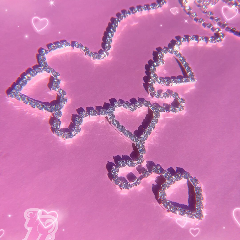 Cadena de cintura de corazón d - Women'S Y2K Fashion Aesthetic reseña y precio